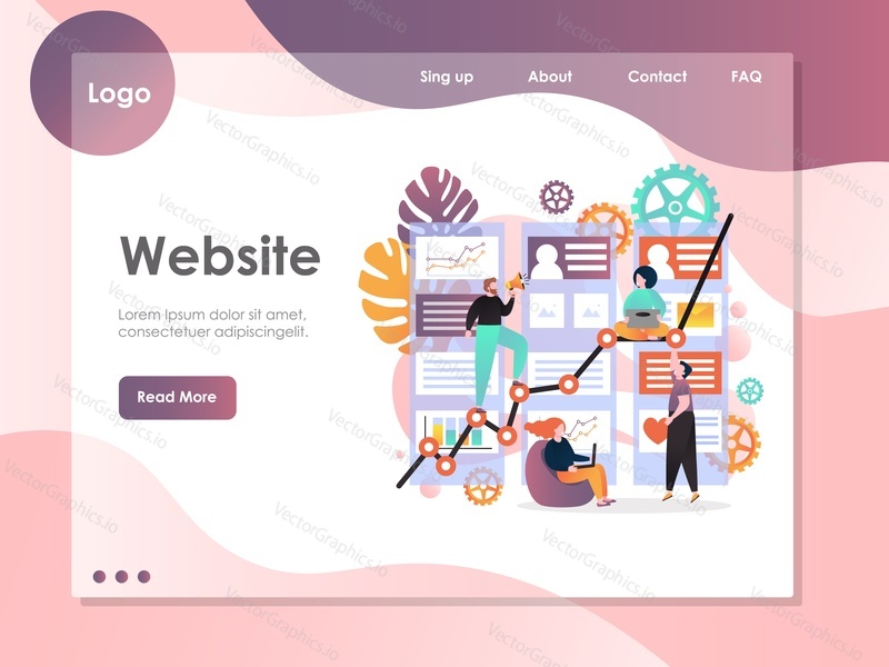 Website traffic rank, statistics and analytics, seo services. Vector website template, web page and landing page design for web site and mobile site development.