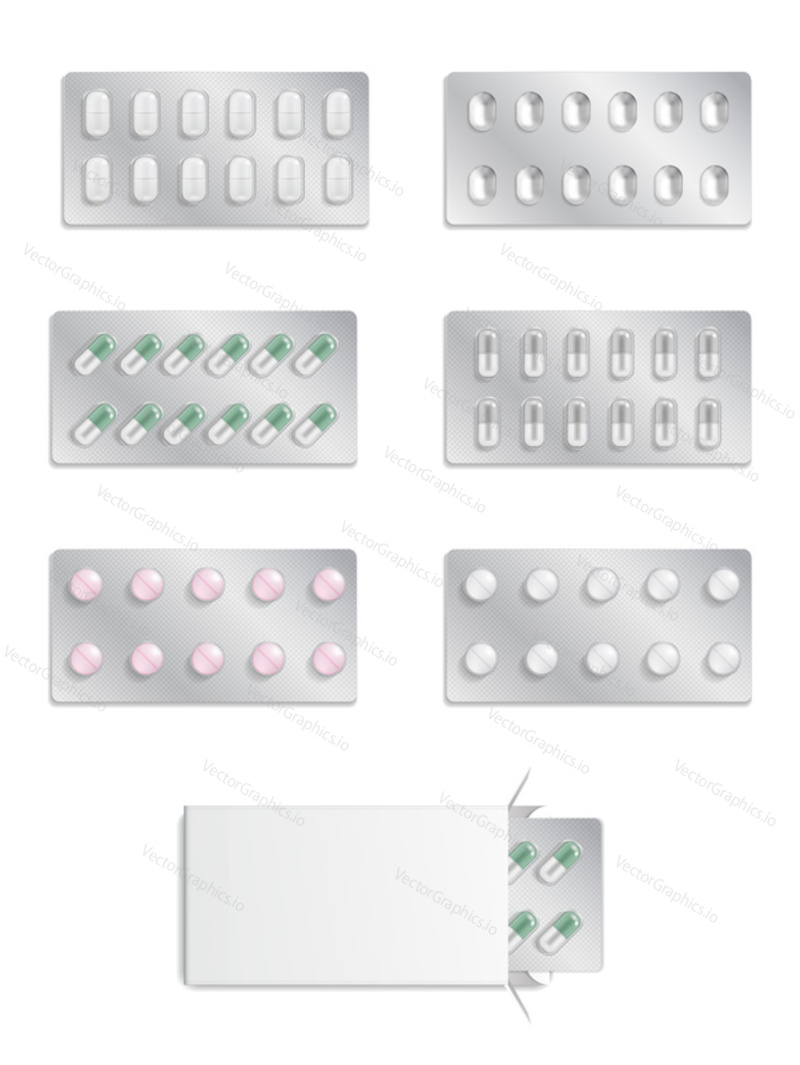 Blister pack with pills and