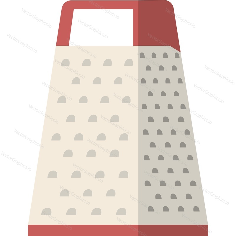 Grater vector icon isolated on white background.