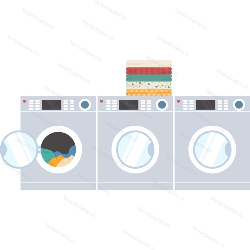 Laundry service room vector icon isolated on white background