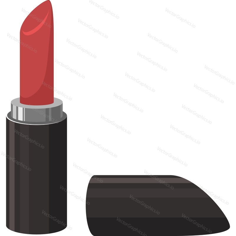 Lipstick vector icon isolated on white background