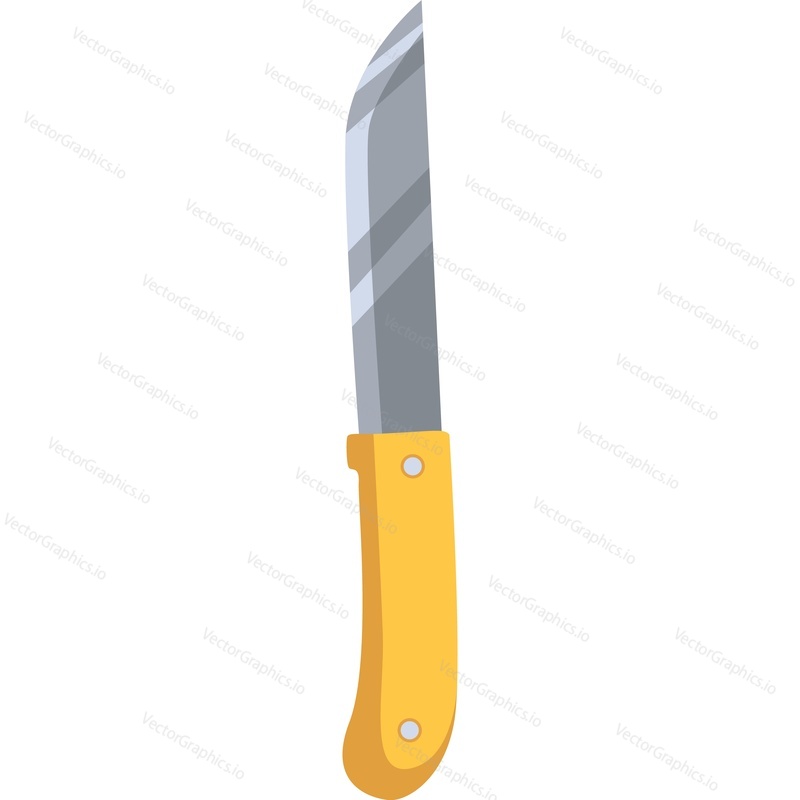 Traveler pocket knife vector icon isolated on white background