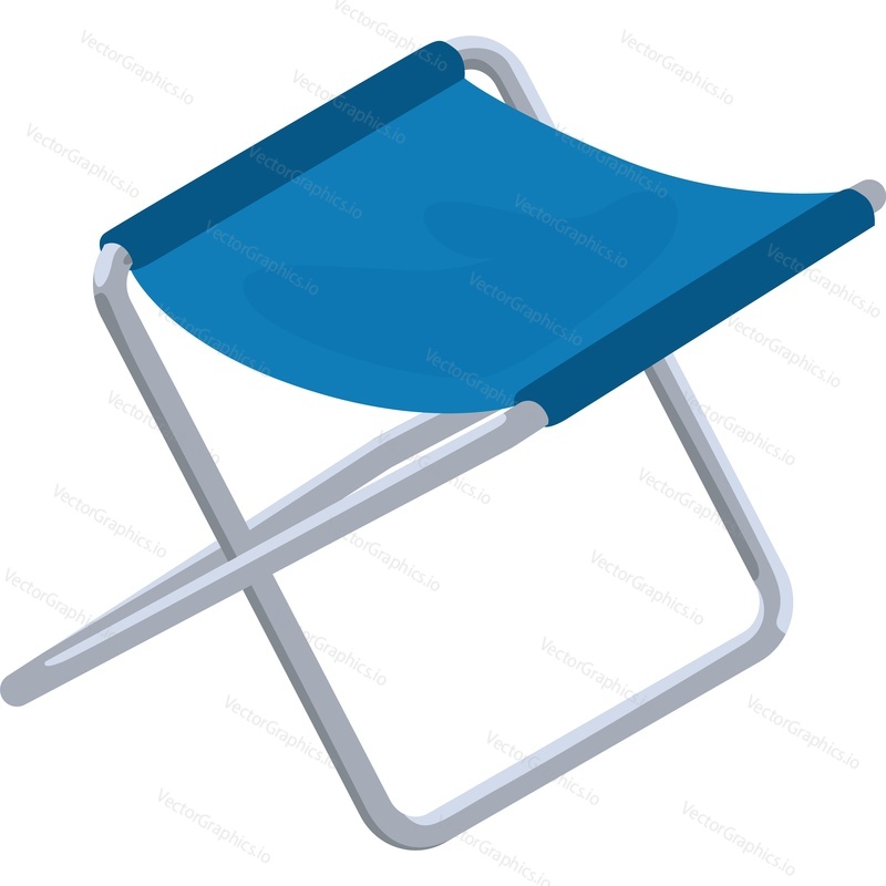 Fisher chair vector icon isolated on white background