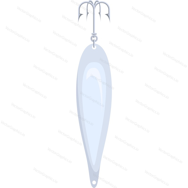 hook for fishing rod vector icon isolated on white background