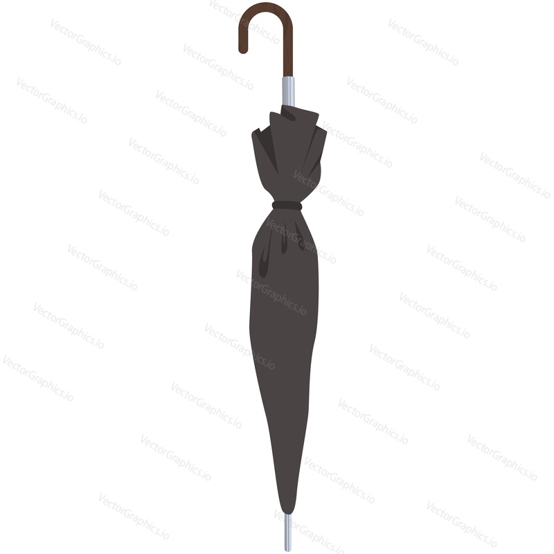 Gentleman umbrella vector icon isolated on white background