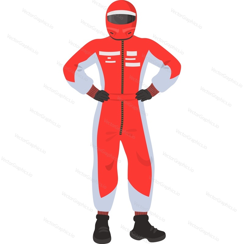 Race driver champion vector icon isolated on white background