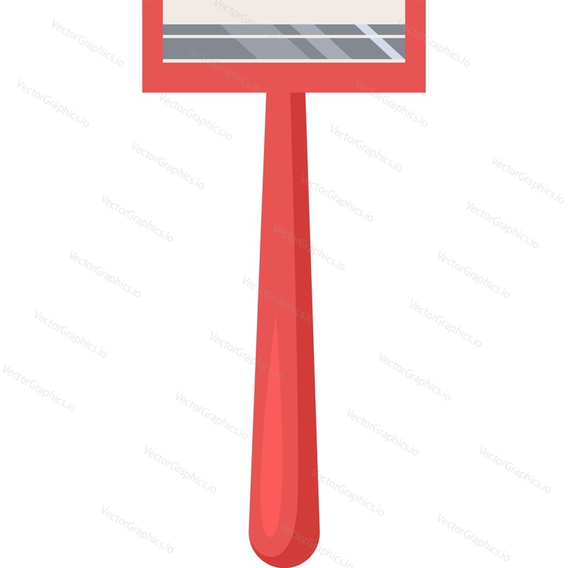 disposable razor vector icon isolated on white background