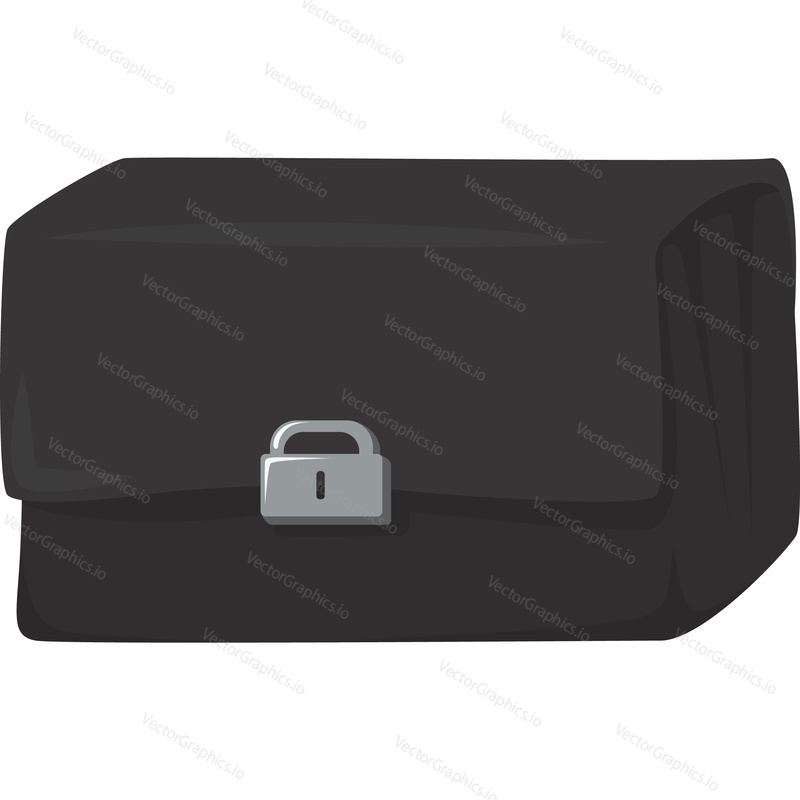 Old-fashioned chest bag vector icon isolated on white background