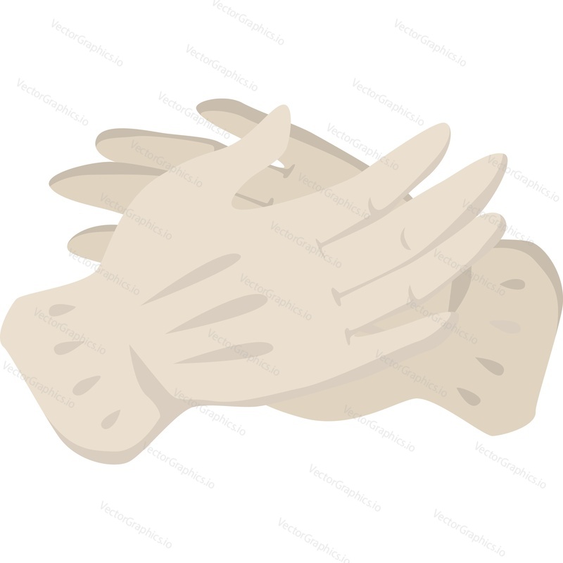 Gentleman gloves vector icon isolated on white background
