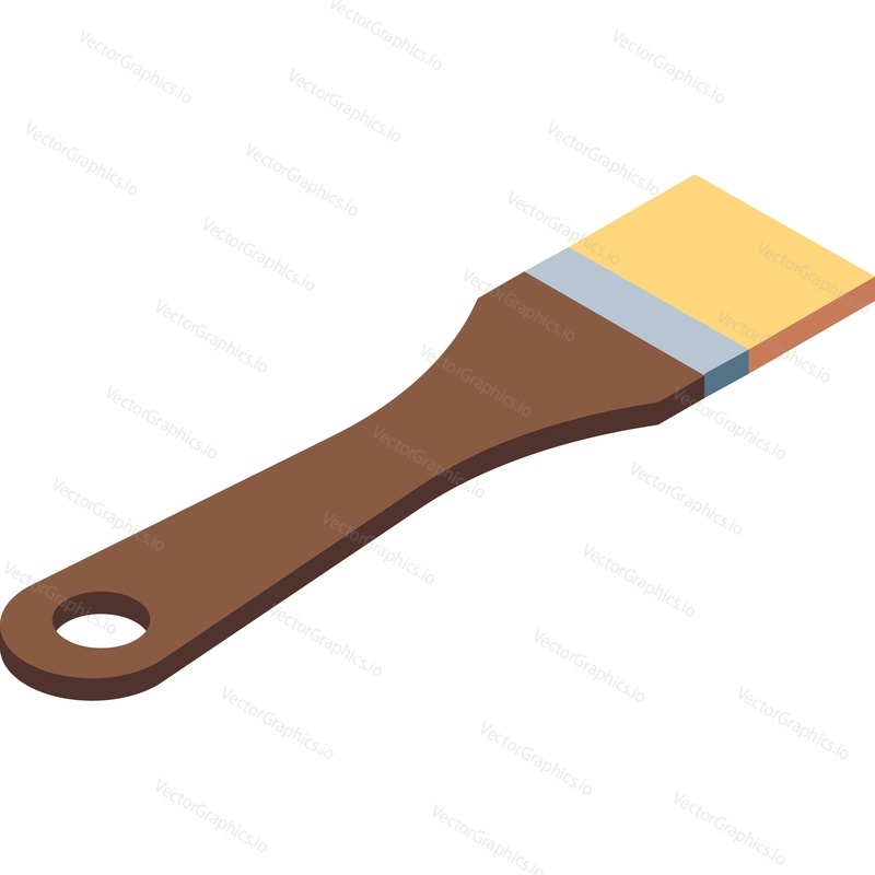 Paint brush icon. Vector painter tool symbol isolated on white background. Instrument for decoration, renovation