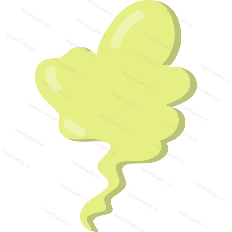 Smell icon. Vector chemical toxic gas, bad smelly scent cloud isolated on white background