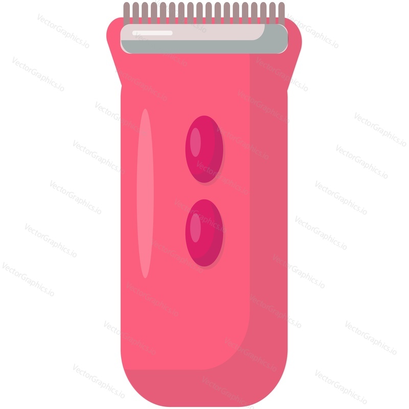 Hair trimmer vector. Clipper machine cartoon icon illustration. Haircut accessory. Groomer, barber or hairdresser salon equipment isolated on white background