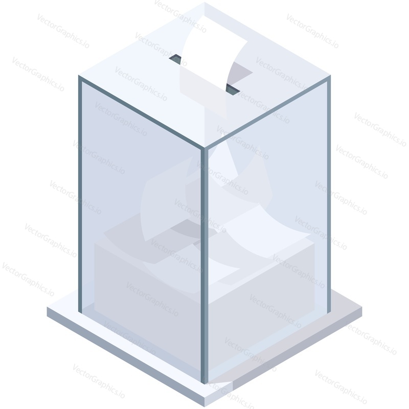 Vote box icon ballot election