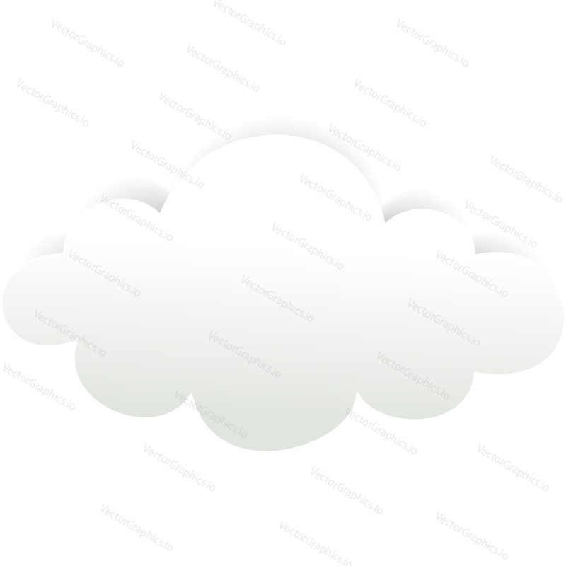 Company milestone cloud isolated vector