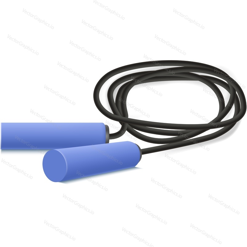 Jump rope vector icon isolated