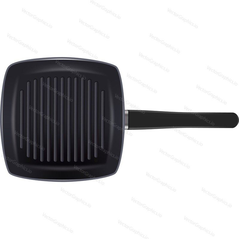 Grill pan top view icon