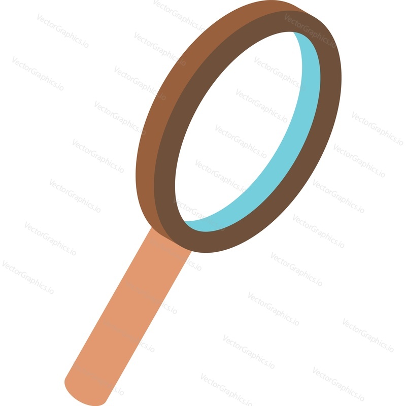 Magnifying glass icon. Zoom vector. Search sign. Loupe research tool isolated on white background