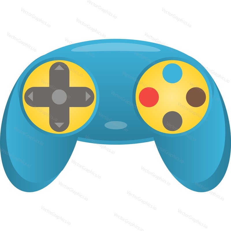 Ikona herní podložky. Vektorový joystick. Gamepad izolovaných na bílém pozadí. Joypad konzole pro videohry