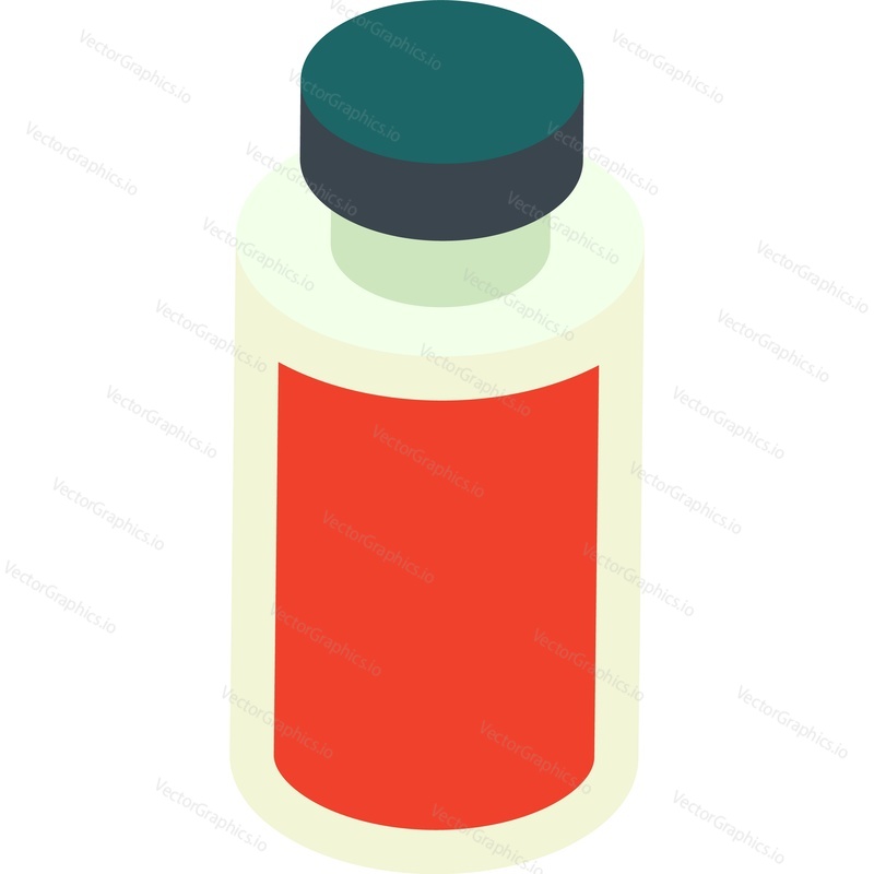 Pills bottle icon. Vitamin jar