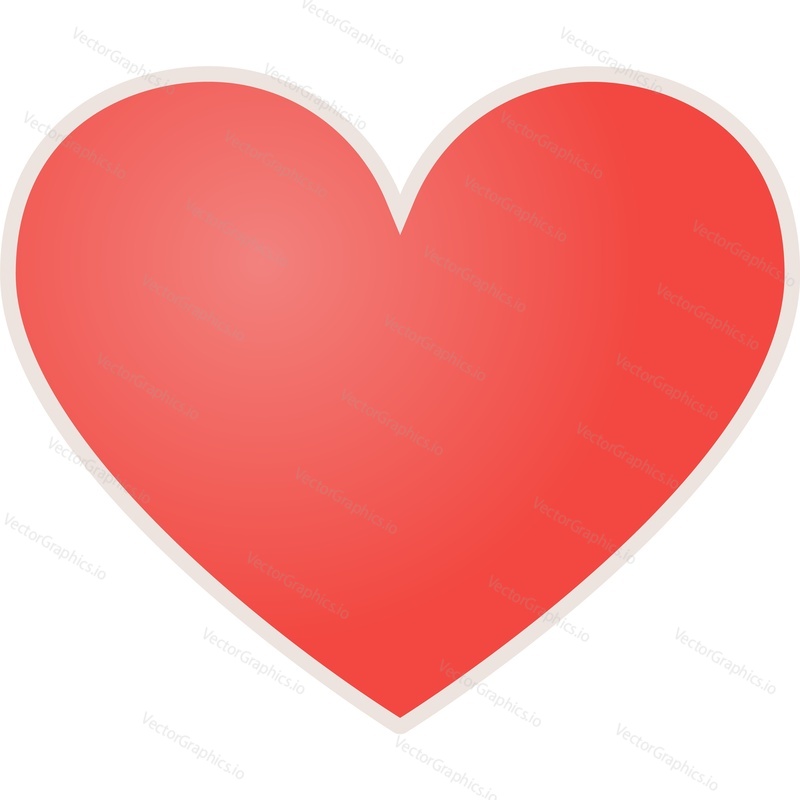 Heart icon. Love vector symbol.